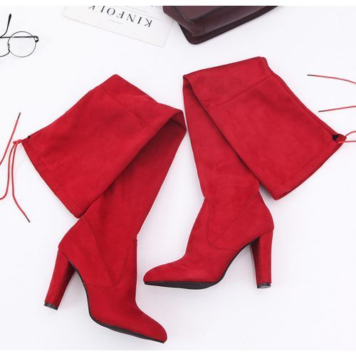 Women's Over The Knee High Heel Tall Boots
