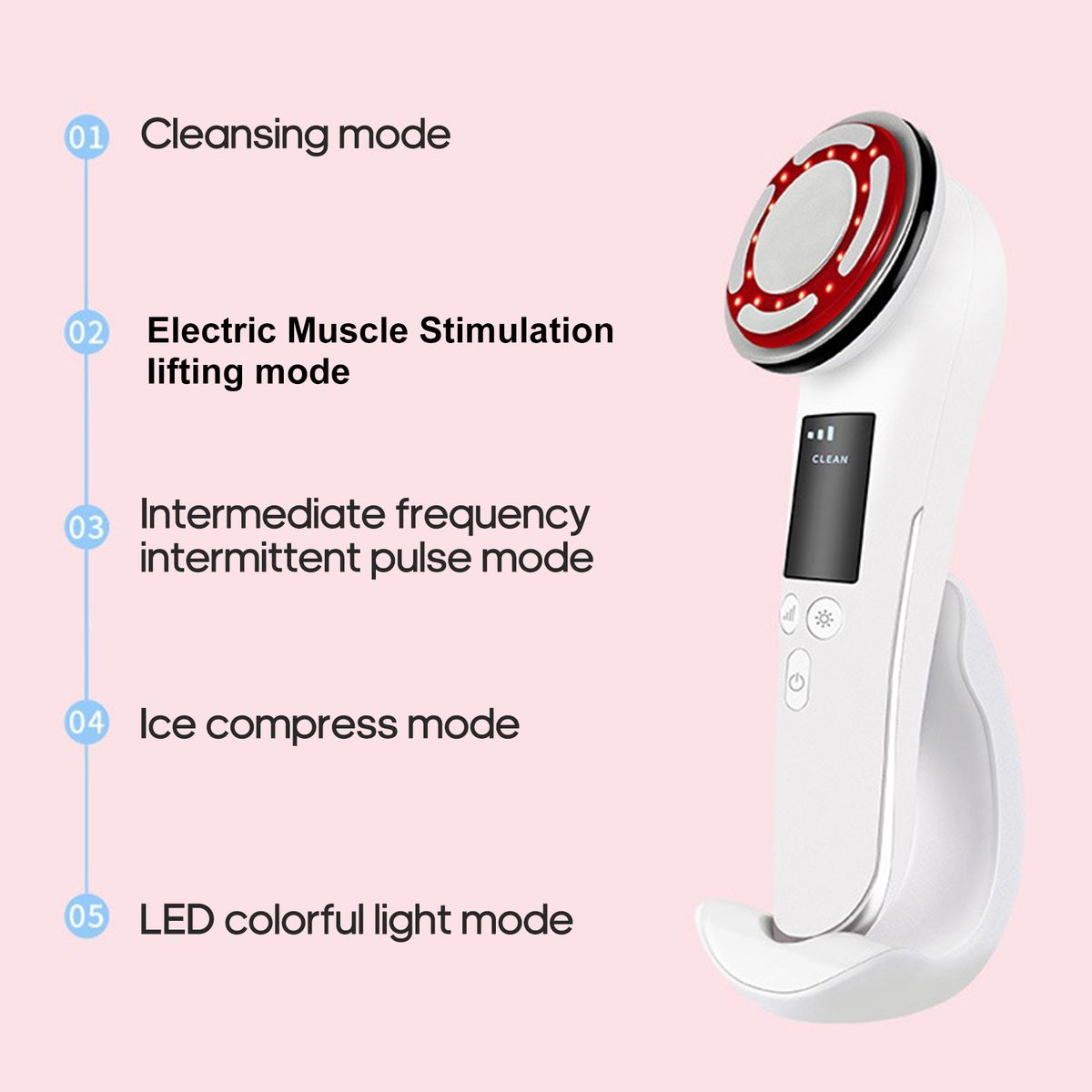 Hot & Cold Pulse Beauty Device With Base