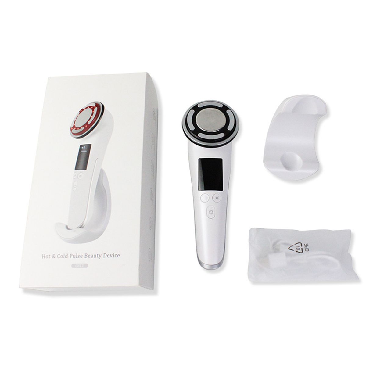 Hot & Cold Pulse Beauty Device With Base