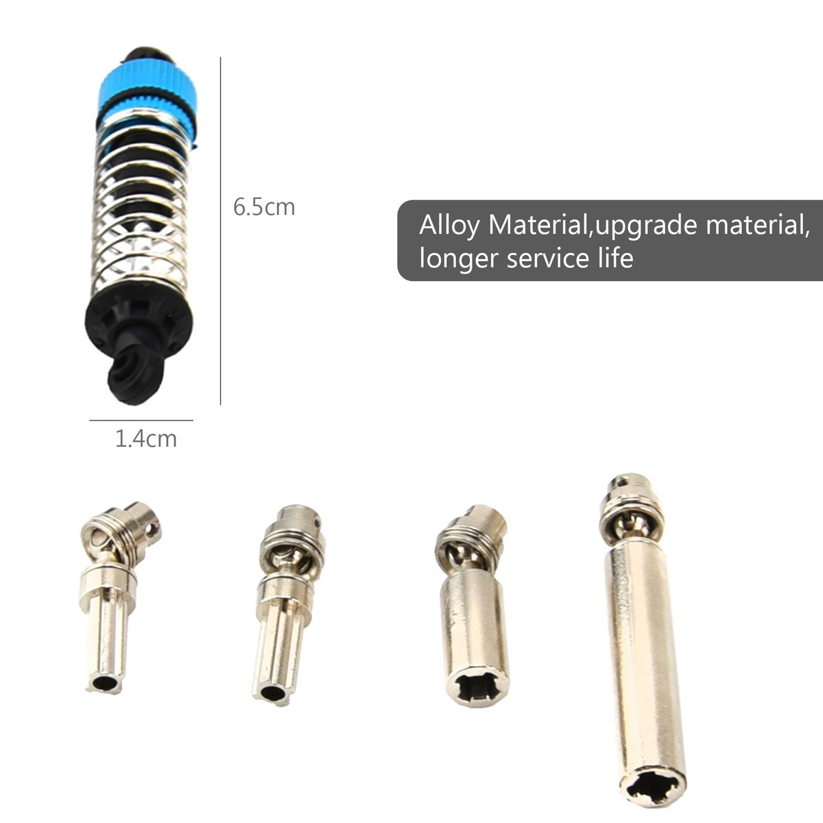 4pcs Alloy Shock Absorber And Alloy Drive Shaft Upgrade For