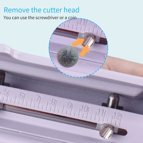 KW-trio Desktop Metal 4-Hole Adjustable Punch 10 Sheet