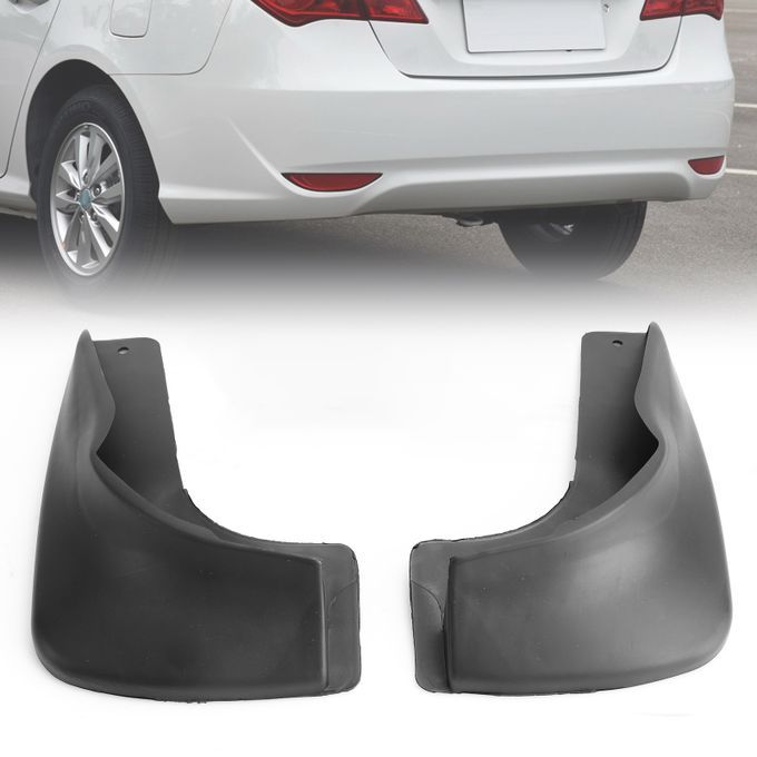 4Pcs LB-SY-515 Auto Splash Guards Mudguards Mud Flaps-Black