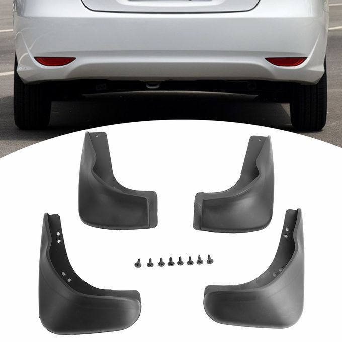 4Pcs LB-SY-515 Auto Splash Guards Mudguards Mud Flaps-Black