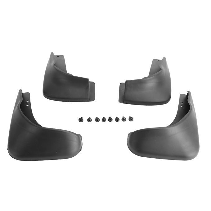 4Pcs LB-SY-515 Auto Splash Guards Mudguards Mud Flaps-Black