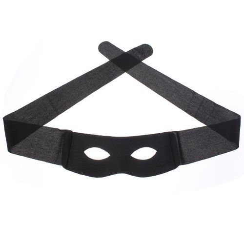 Masquerade Bandit Zorro Black Masked Man Eye Venetian Adult Super Hero Dress Costume