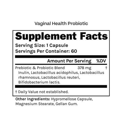 Vaginal Probiotic 60Caps OBGYN-approved Probiotic