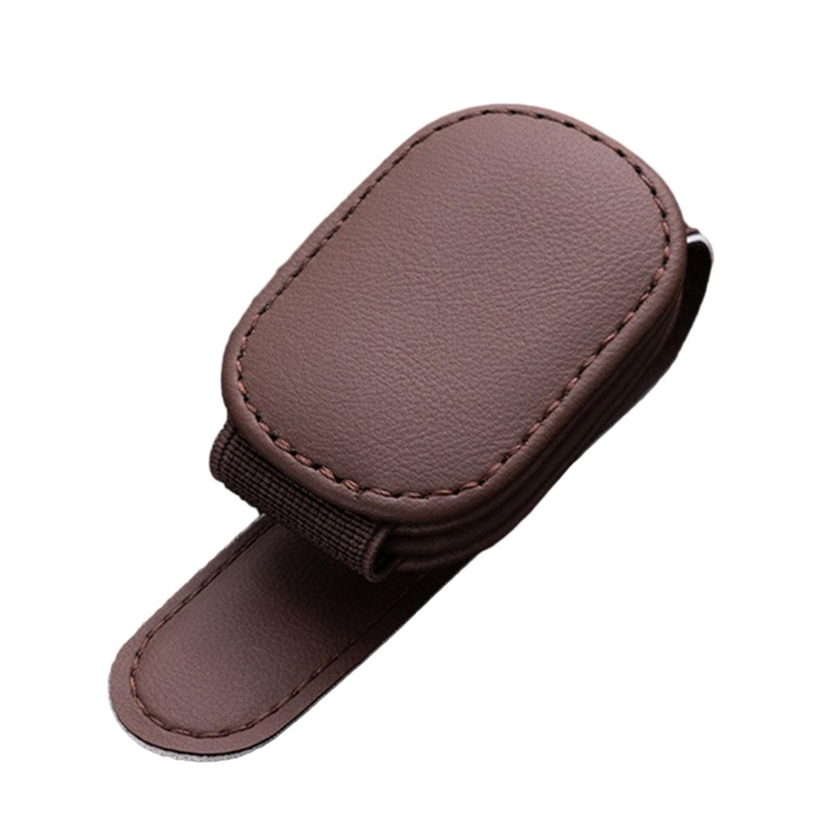 Sunglasses Holder for Car Auto Travel Organizer Magnetic Car Brown