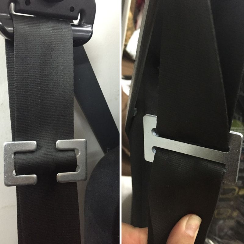 Metal Automotive Car Safety Seat Belt Adjuster Loc