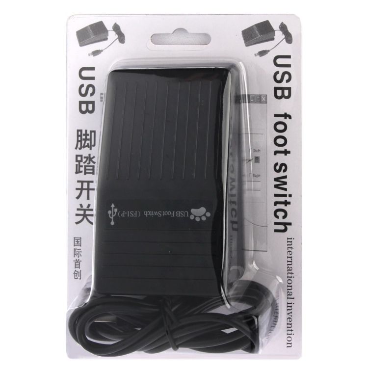 USB Foot Pedal Control Switch Game Pad Keyboard