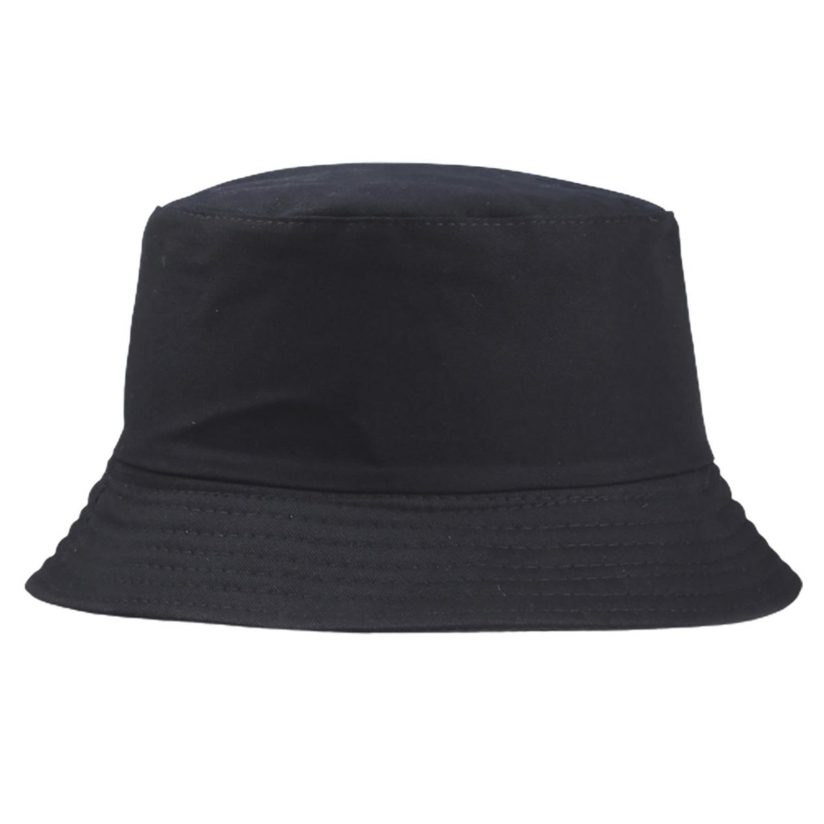 Unisex Cotton Fisherman Hat Solid Color Beach Outdoor-Red