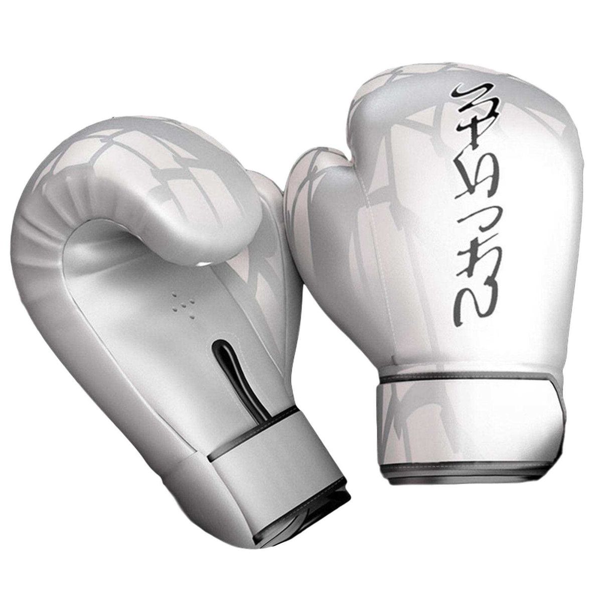 Men Women Boxing  Sparring MMA Kickboxing Fight 8oz_White
