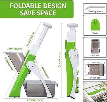 Brava Spring Mandoline Vegetable Slicer Cutter Grater