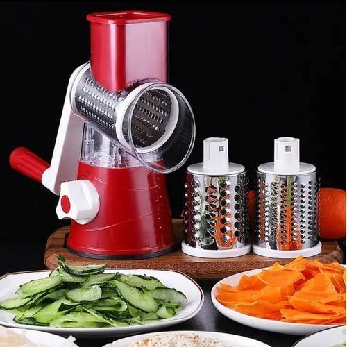 Multifunctional Round Manual Vegetable Carrot Cucumber Beetroot Salad Cutter Slicer Shredder Grater Chopper Dicer Grinder