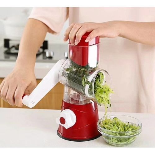 Multifunctional Round Manual Vegetable Carrot Cucumber Beetroot Salad Cutter Slicer Shredder Grater Chopper Dicer Grinder