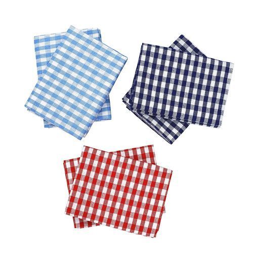 Highly Absorbent Kitchen Towels / Napkins 15*25" - Set Of 12