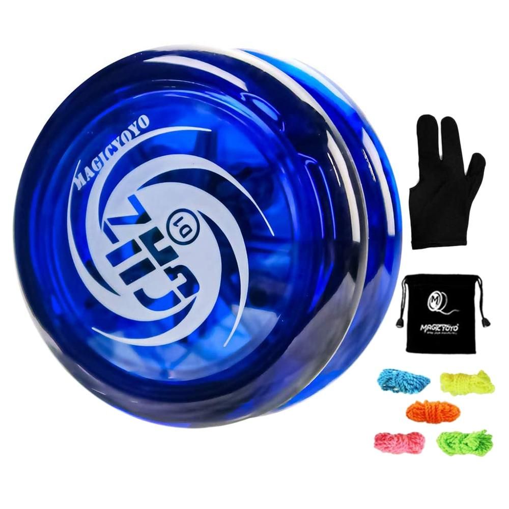 Multicolor MAGICYOYO Responsive Yoyo D1 GHZ, Professional Yoyo Looping Yoyos for Kids Beginner with Yoyo Strings+Gloves+Yoyo Bags