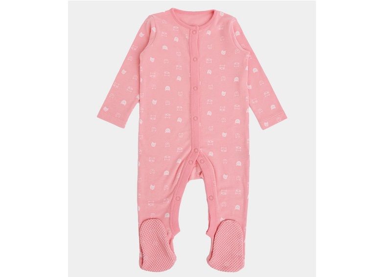Baby Girls Pure Cotton Sleepsuits Set - 3 Pack