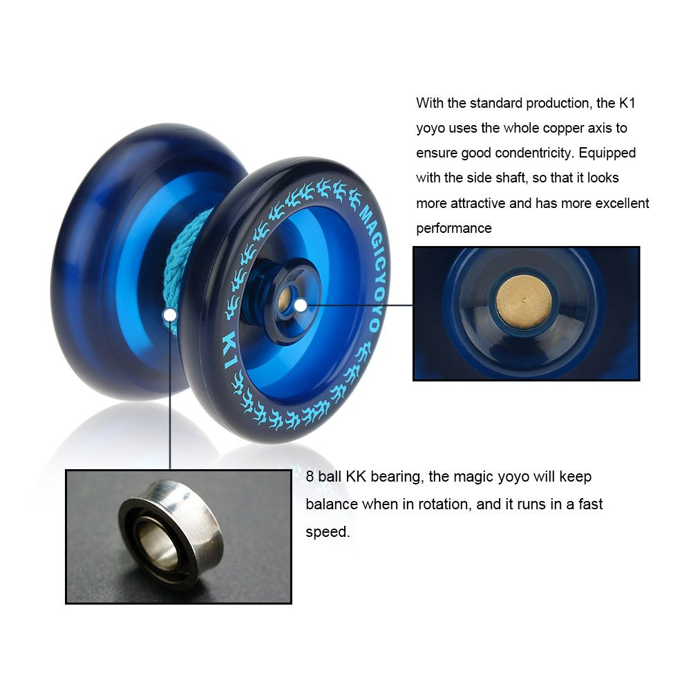 Professional Magic Yoyo K1 Spin ABS Yoyo 8 Ball