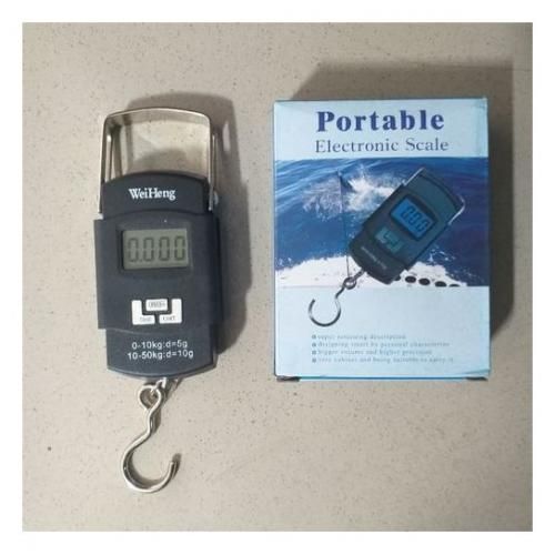 PORTABLE WEIGHING SCALE WITH HOOK