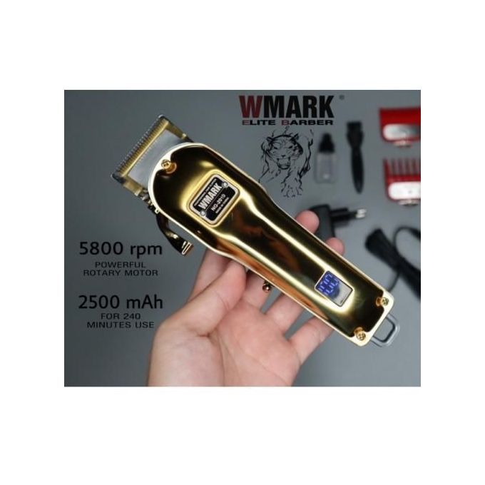 All-Metal Cord/Cordless Hair Clipper With LED Battery Indicator