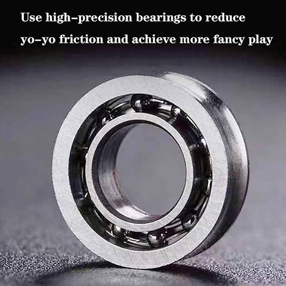 Unresponsive YoyoProfessional Yoyo Aluminum Beginner Yo-Yos Ball for Yoyo Players with 10 Yo Yo