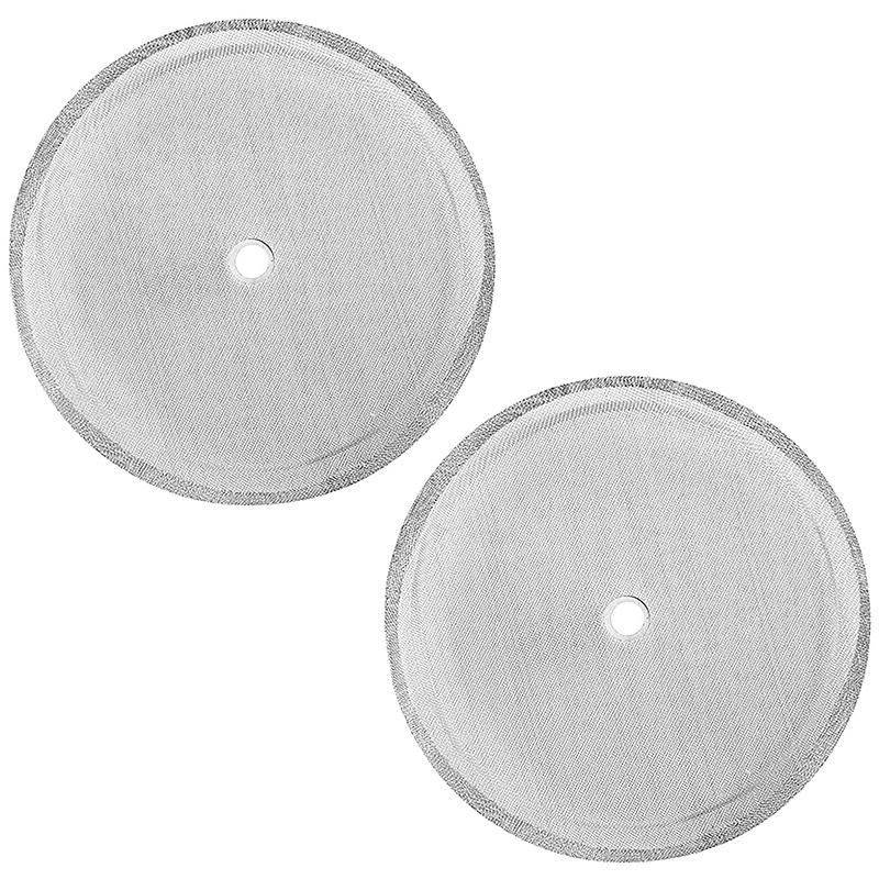 2 Packs French Press Filters Mesh Screen for 34 ,8 Cup Frenc