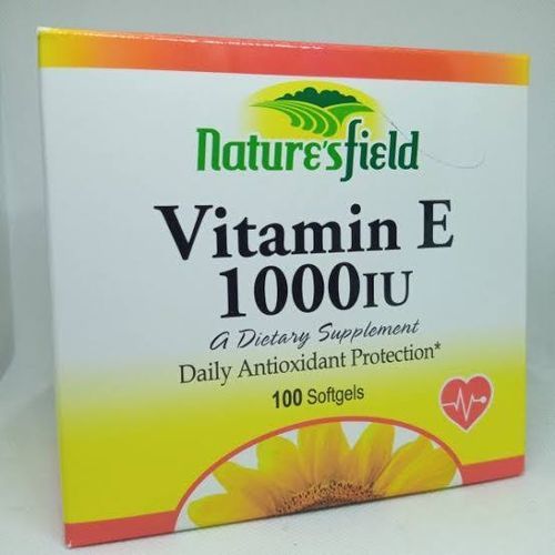 Vitamin E 1000iu (450 Mg) Antioxidant X100 Soft Gels