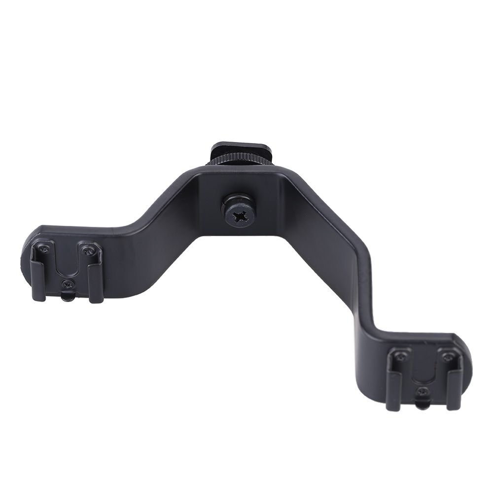 Triple Hot Shoe V Mount Bracket For Video Lights Microphones