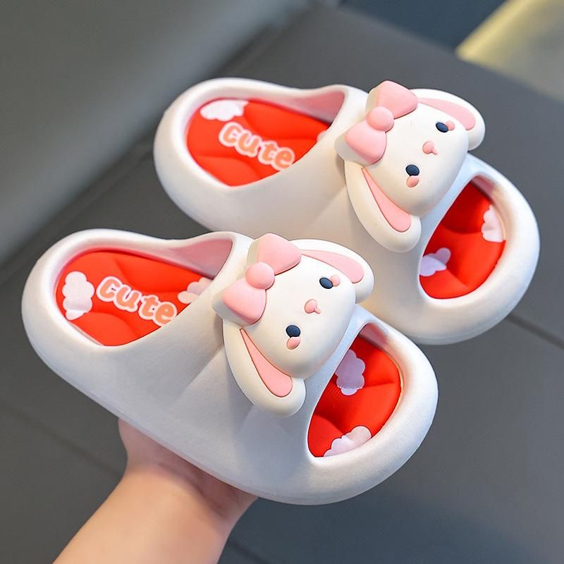 Summer Girls' Sandals and Slippers Princess Cartoon Indoor Anti slip Bathroom Shower Cute Soft Sole Middle School Children's Slippers