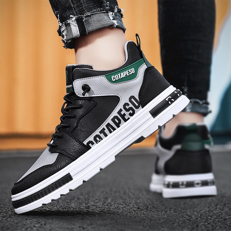 Men's Sports And Leisure Height Increasing Leather Shoes