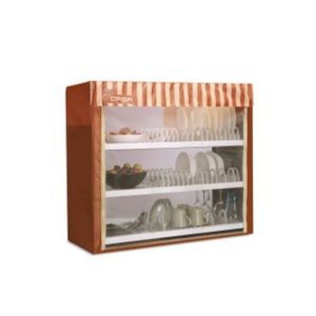 NEW RUSTLESS 3-TIER PLASTIC DISH DRAINER AND PLATE RACK