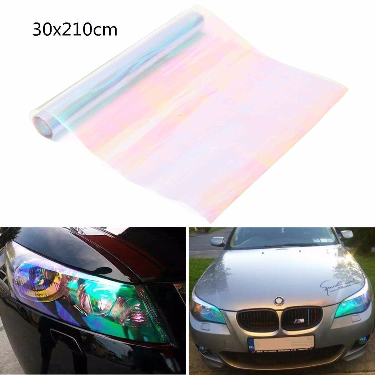12x84'' Chameleon Tail Tint Car Van Fog Light Headlight Wrap Vinyl Film Sheet UK