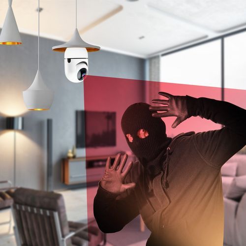 1080P E27 WiFi IP PTZ Surveillance Camera