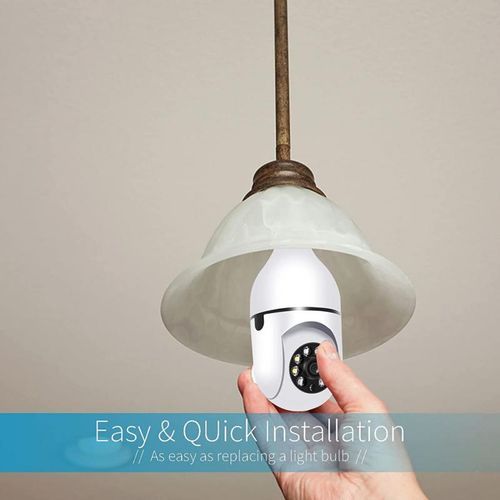 1080P E27 WiFi IP PTZ Surveillance Camera