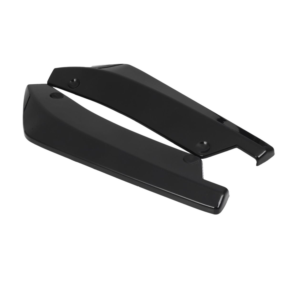 2Pcs Universal Car Rear Bumper Lip Diffuser Splitter Spoiler Scratch Protector