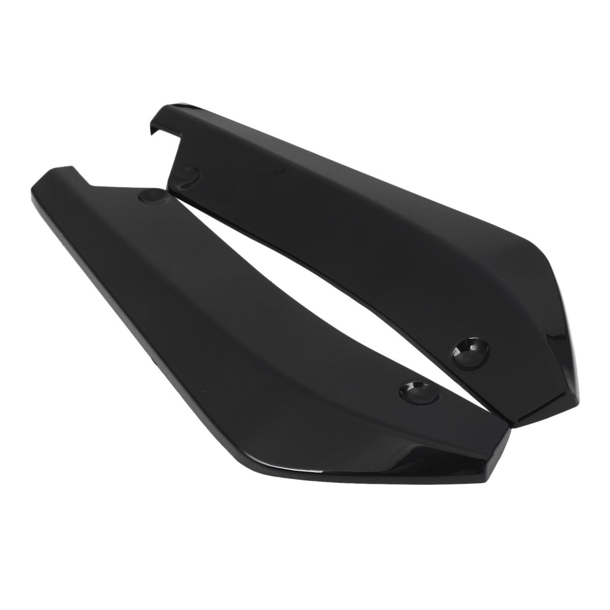 2Pcs Universal Car Rear Bumper Lip Diffuser Splitter Spoiler Scratch Protector