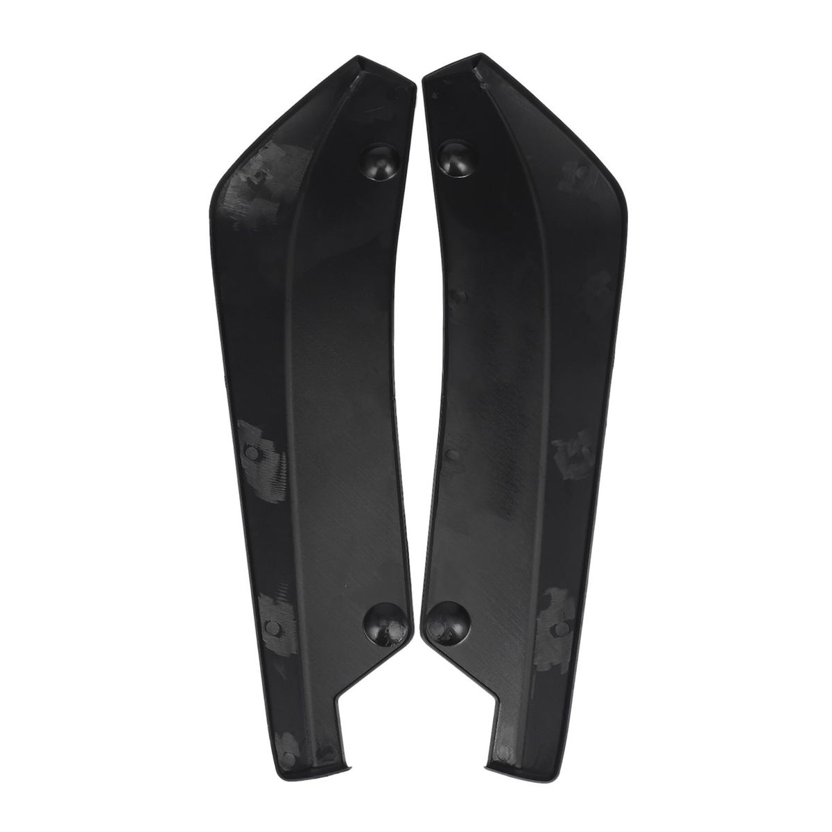 2Pcs Universal Car Rear Bumper Lip Diffuser Splitter Spoiler Scratch Protector