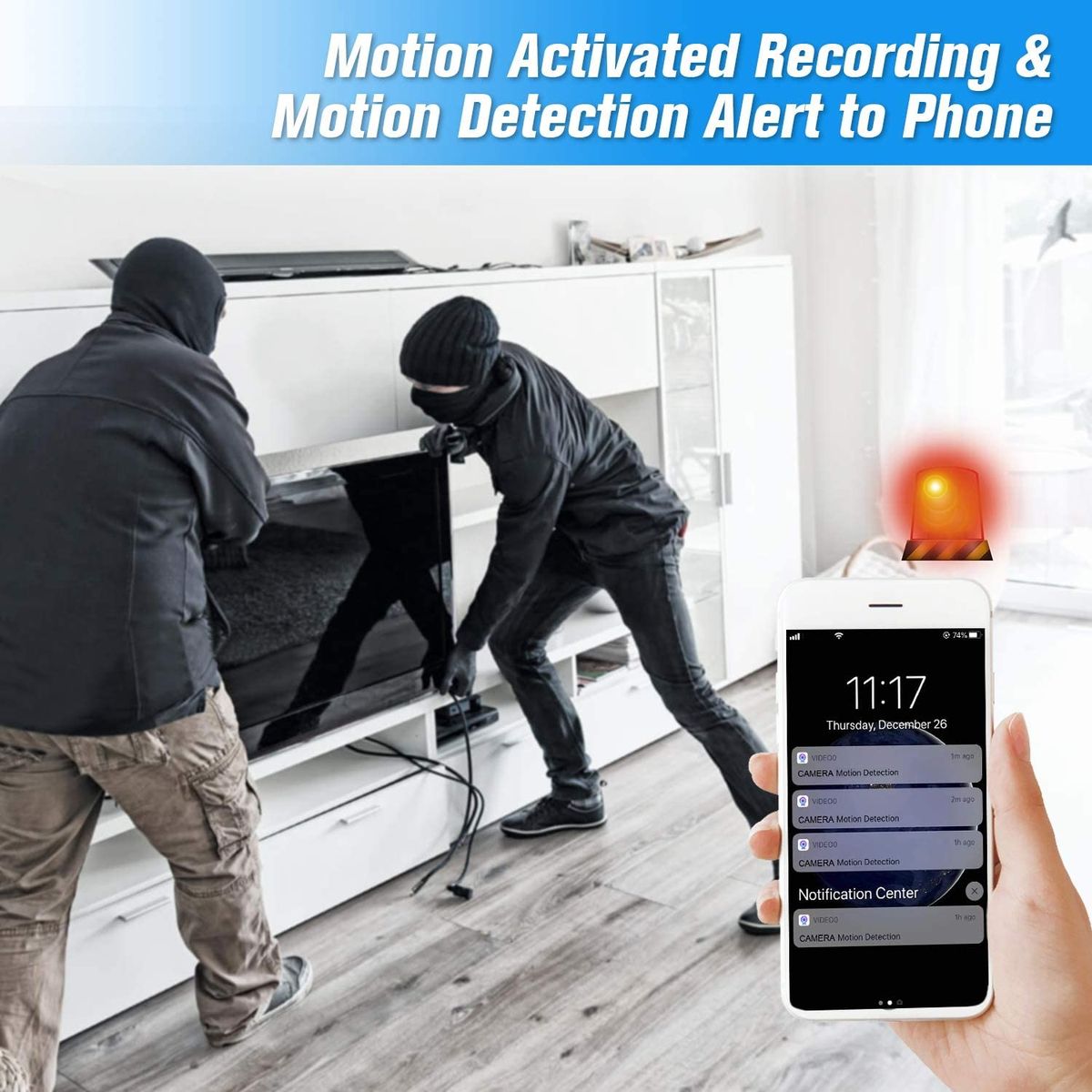 Wireless Hidden Spy Camera WiFi Security Camera Video Recorder