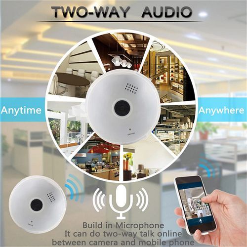 CCTV 1080P Wifi 360 Degree Fisheye Panoramic IP Video Surveillance Camera
