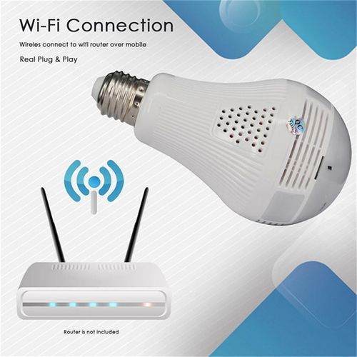 CCTV 1080P Wifi 360 Degree Fisheye Panoramic IP Video Surveillance Camera