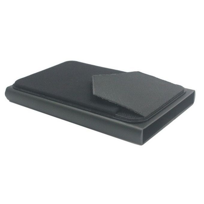 ID  Ard Male Wallet Pa Kage Aluminum   Prote Tive  Lothing Storage Bag-black-95*65*8mm