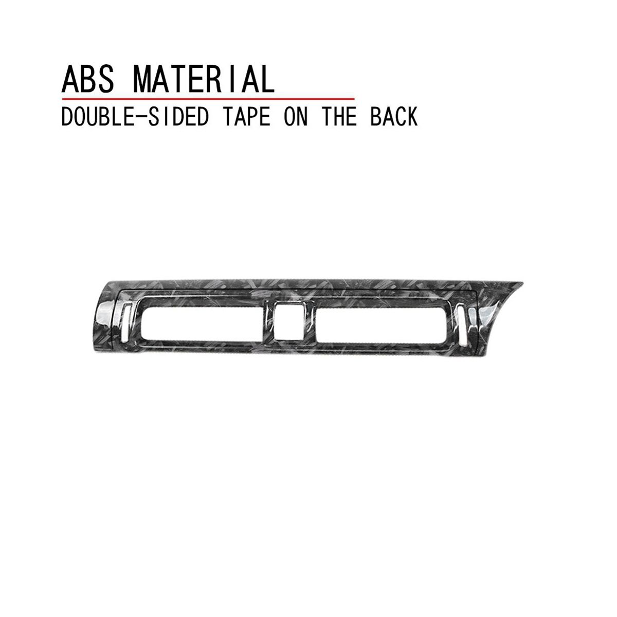 RHD Air Vent Frame Cover Trim for TOYOTA Subaru 21-23 Forging Grain