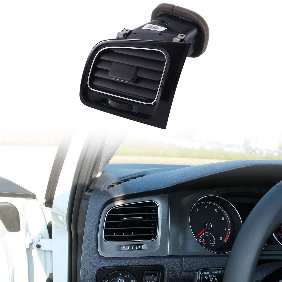 Front Left Dashboard Central A/C Heater Outlet for VW Golf MK7 13-21