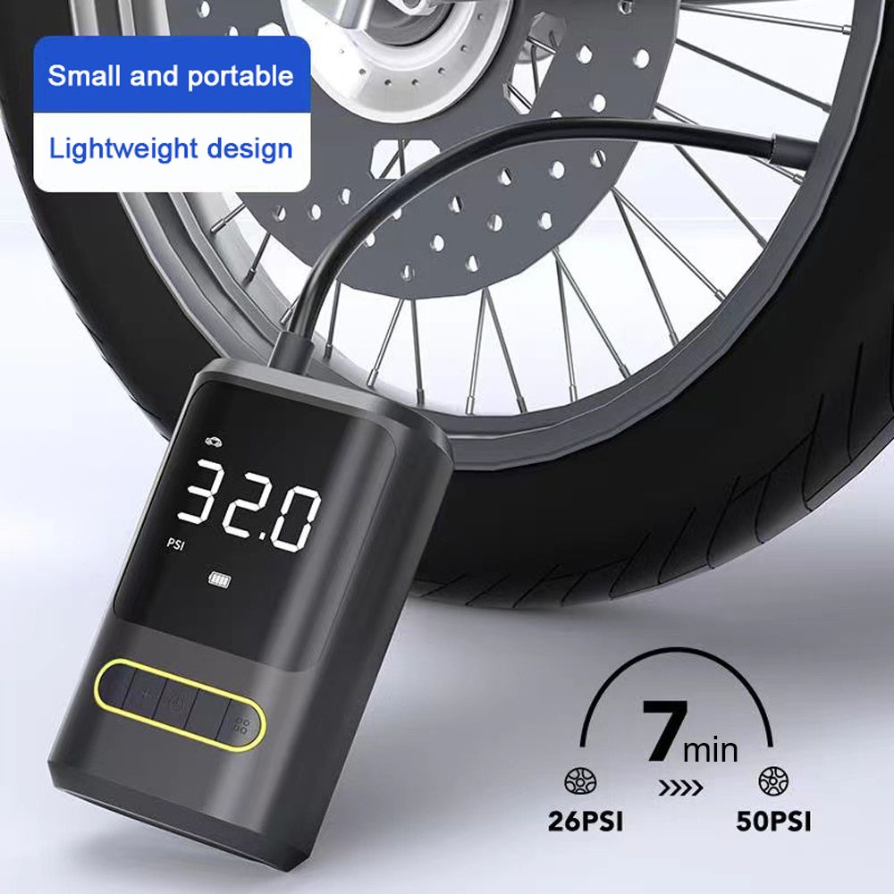 Mini Car Tyre Pump Air Inflator 150PSI For Car Motorcycle Bicycle