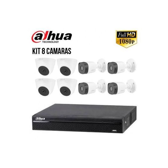 8 Channel DVR Kit + 8 Full HD 1080P Cameras