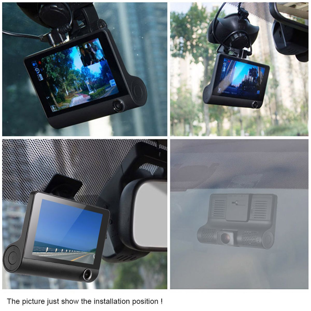 Driving Recorder 1080P Full HD Front And Rear Dual Dash Cam 8G-32G