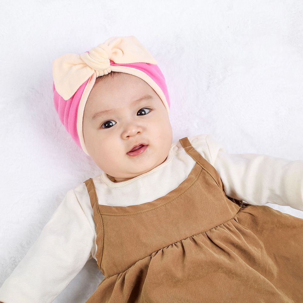 Newborn Baby Girl Hat Cotton Warm Bow Beanie Infant 0-1 Year