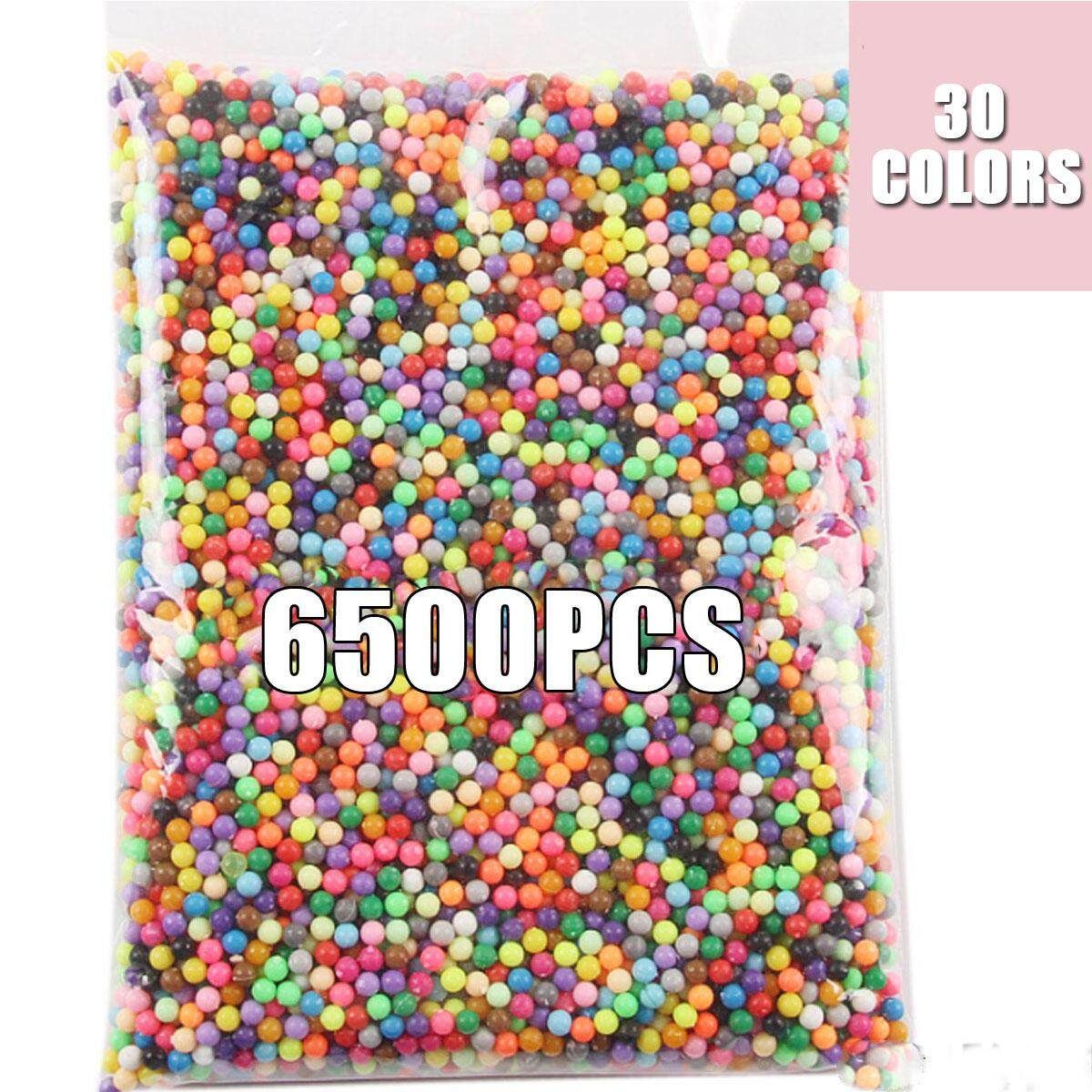 6500Pcs 30 Aqua Refill Water Fuse Jigsaw Beads Art DIY Craft Toys Kid Gift