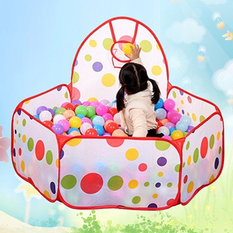 Children Kids Ocean Ball Pit Pool Game Play Hoop Indoor-