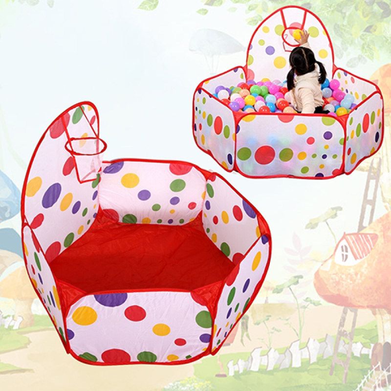 Children Kids Ocean Ball Pit Pool Game Play Hoop Indoor-